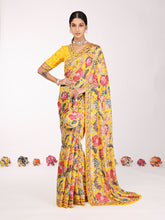 Load image into Gallery viewer, Yellow Bahaar Saree
