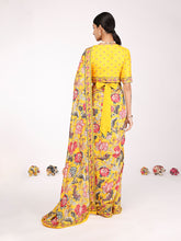 Load image into Gallery viewer, Yellow Bahaar Saree
