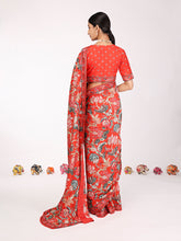 Load image into Gallery viewer, Red Bahaar Saree
