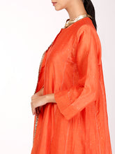 Load image into Gallery viewer, Brick Orange Chand Embroidered Kurta Set
