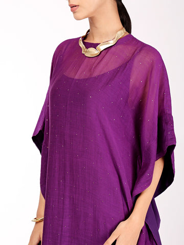 Deep Purple Chand Kaftan