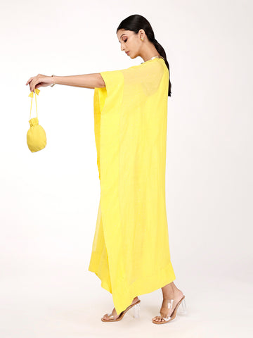 Yellow Chand Kaftan