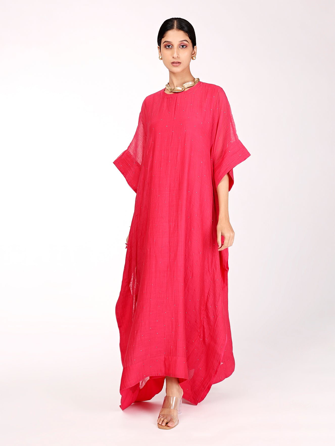 Hot Pink Chand Kaftan