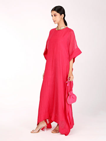 Hot Pink Chand Kaftan