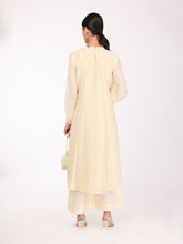 Load image into Gallery viewer, Cream Chand Pleated Kurta Set
