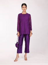 Load image into Gallery viewer, Deep Purple Chand Co-ord Set
