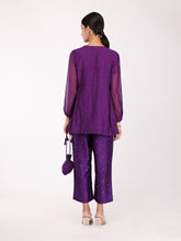 Load image into Gallery viewer, Deep Purple Chand Co-ord Set
