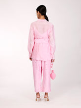 Load image into Gallery viewer, Baby Pink Chand Wrap Co-ord Set
