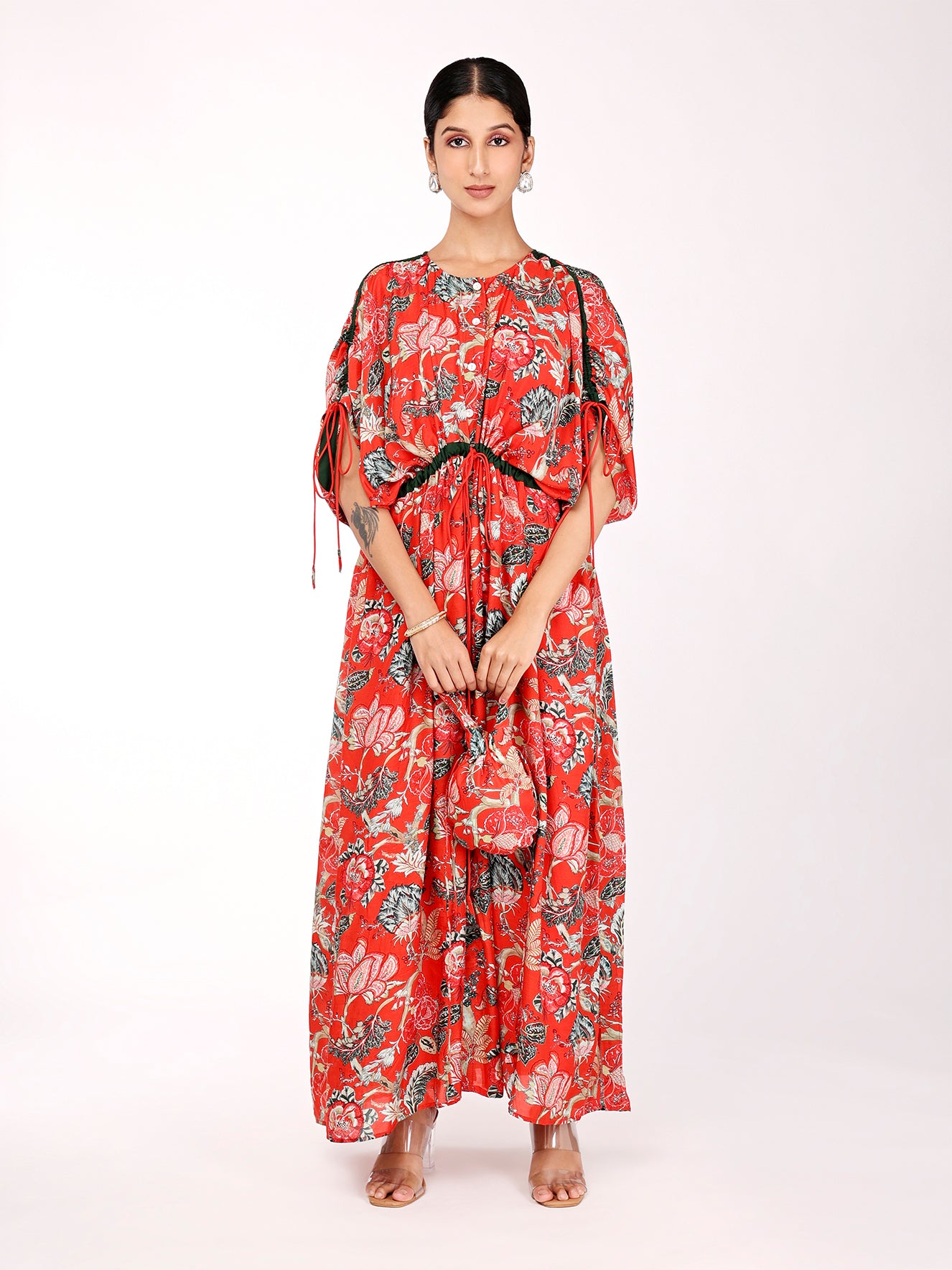 Red Gul Kaftan