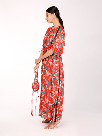 Red Gul Kaftan