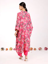 Load image into Gallery viewer, Pink Bagh Kaftan Tunic Set
