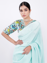 Load image into Gallery viewer, Minty Summer Wedding Saree
