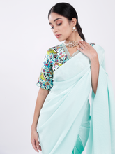 Load image into Gallery viewer, Minty Summer Wedding Saree
